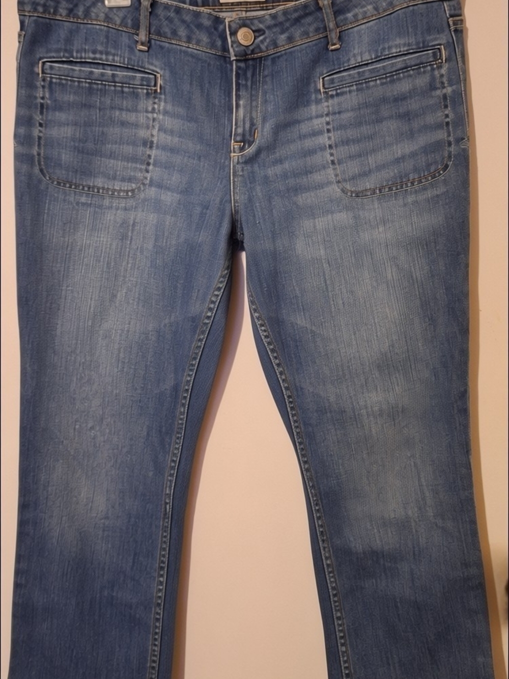 Vintage Aeropostale Straight Pocket Cropped Jeans